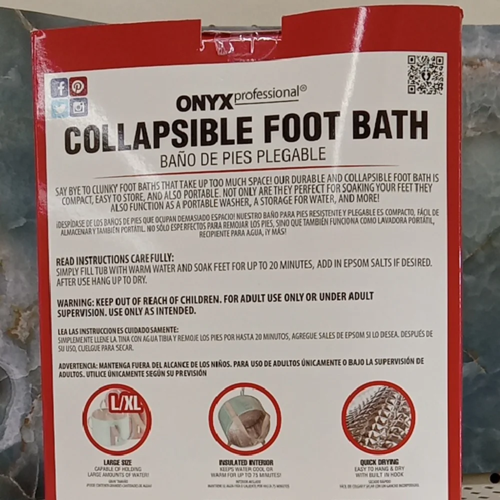Collapsible Foot Bath - Gray